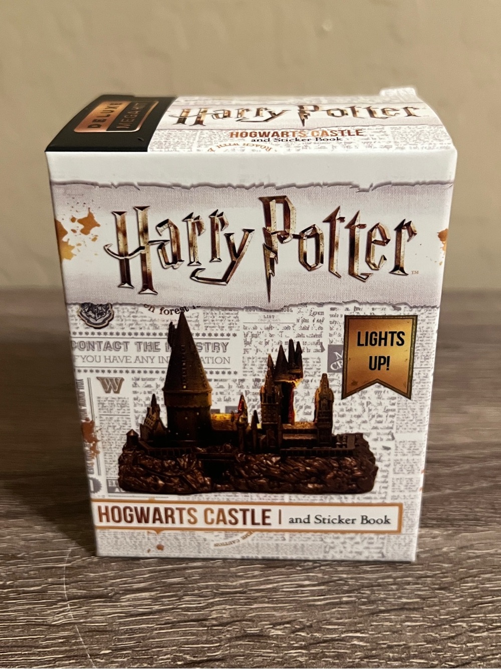 Harry Potter Hogwarts Castle Sticker Book Warner Brothers Light Mini NWT